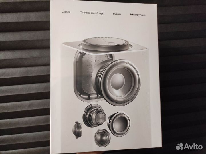 Умная колонка яндекс Станция Макс Zigbee Песочная
