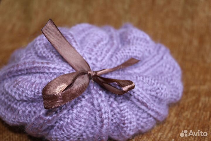 Помпоны из песца белые