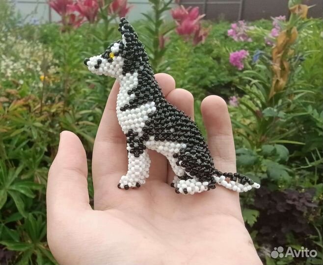 Хаски из бисера