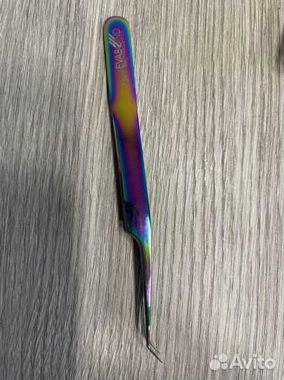 Пинцет для ресниц изогнутый