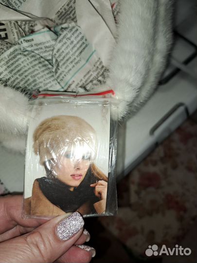 Шапка норковая женская