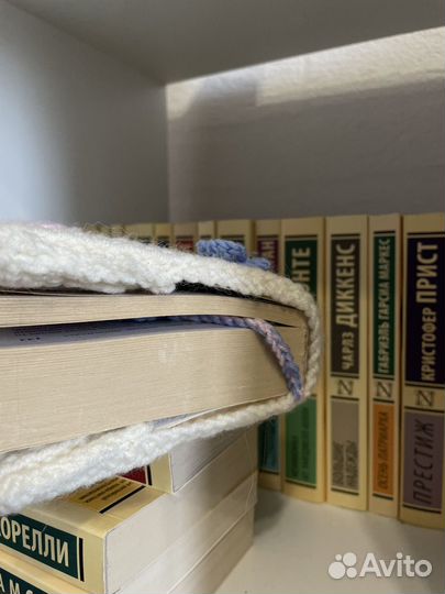 Вязаная обложка на книгу