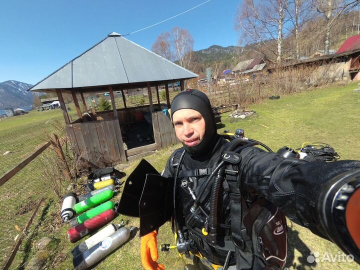 Поиск с металлоискателем, услуги водолаза