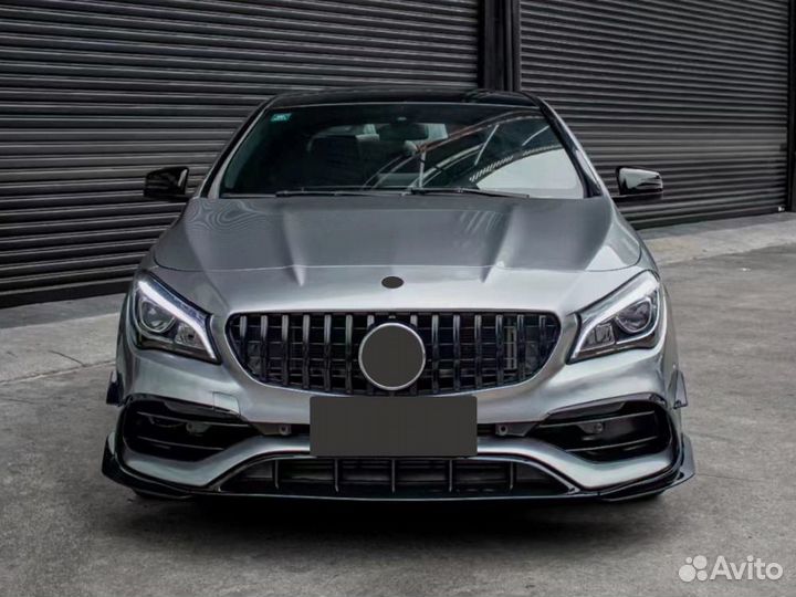 Передний бампер стиль A45 AMG на Mercedes CLA C117