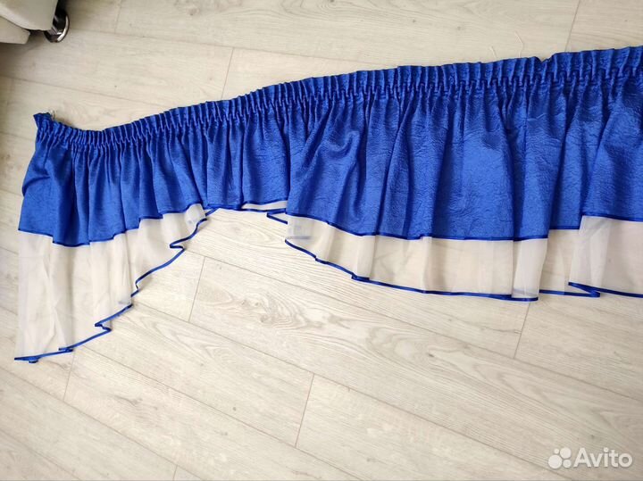 Занавески для кухни с ламбрекеном