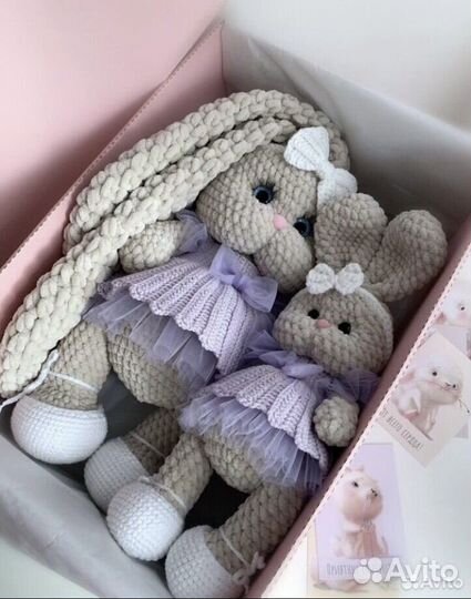 Мягкая игрушка зайка