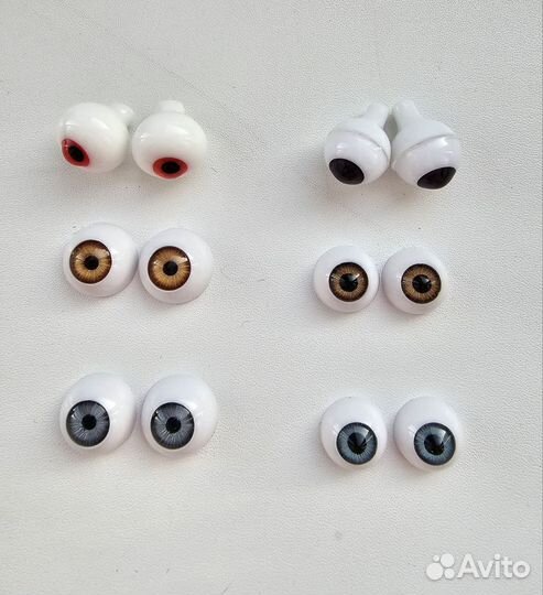Глаза для BJD кукол бжд 12-14 мм