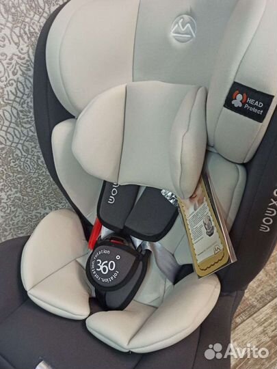 Новое автокресло luxmom 0-36 кг isofix