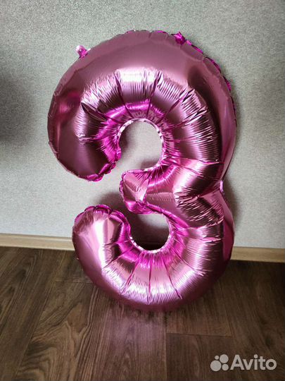 Воздушные шарики цифра