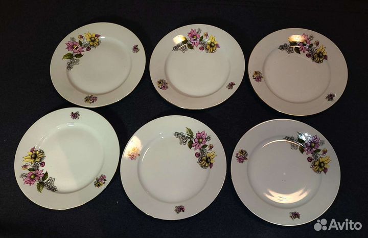 Набор тарелок под второе, старая Чехословакия