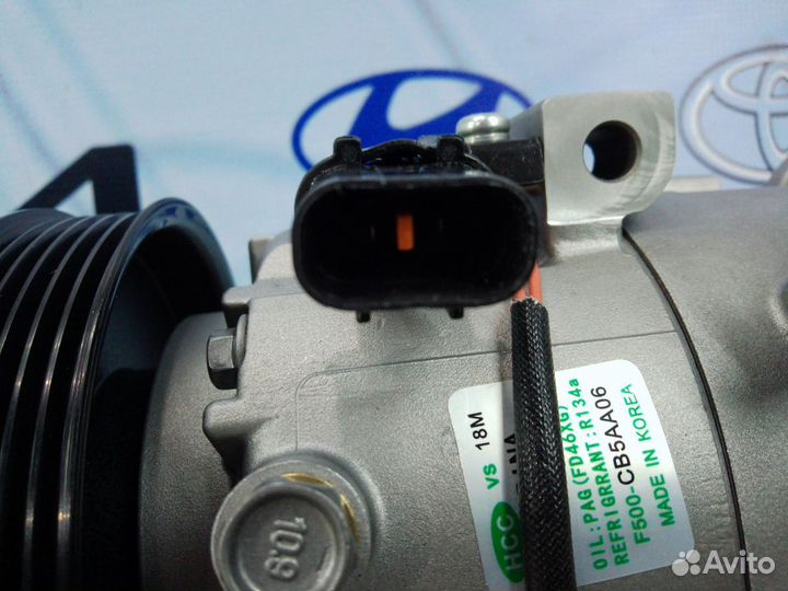 Компрессор кондиционера Hyundai solaris 2