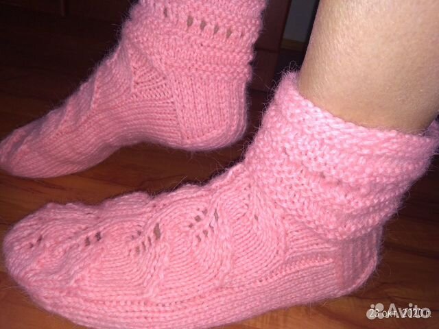 Носки- листики женские