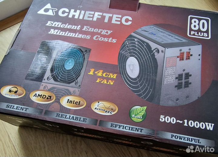 Блок питания Сhieftec 750w
