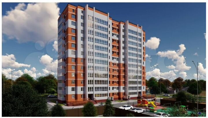 1-к. квартира, 36,6 м², 4/12 эт.