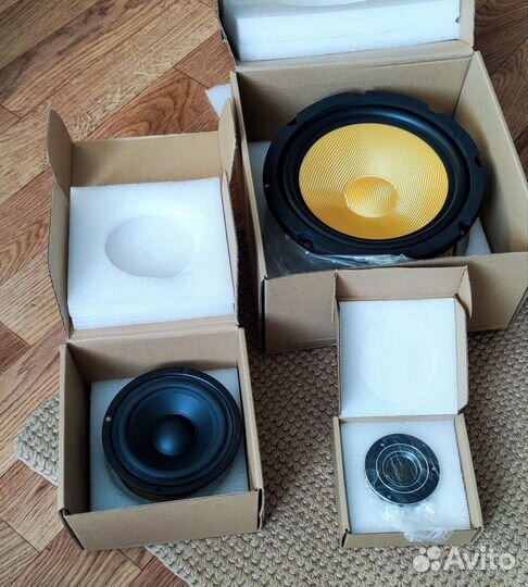 Динамики для трехполосной ас Hi-fi, Hi-end