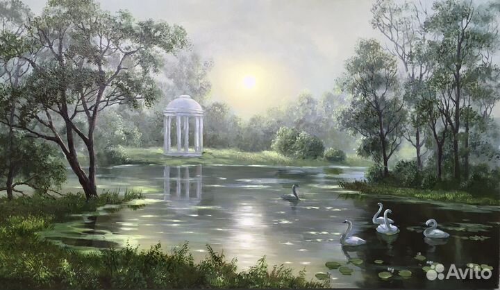 Картина маслом на холсте 50*90