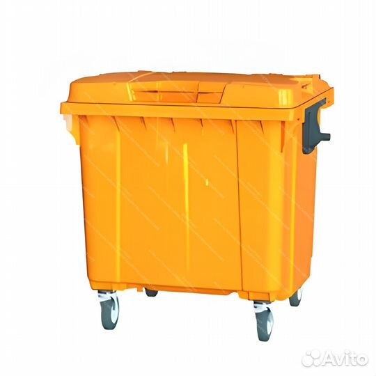 Бак мусорный пластиковый 1100л П-1337