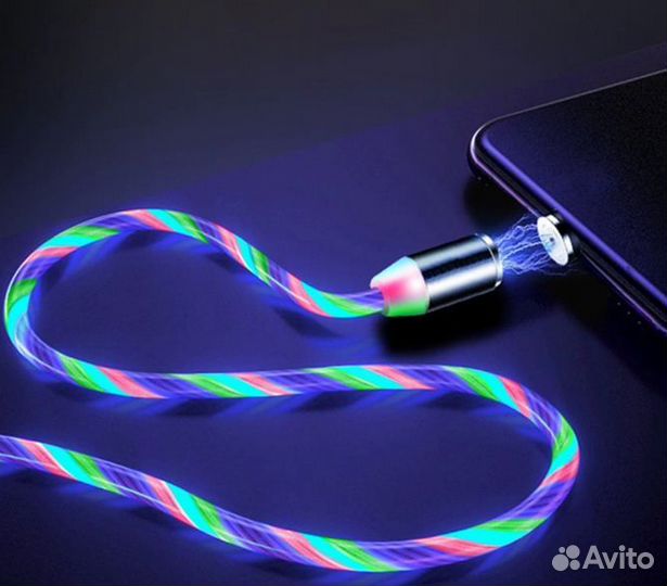 Кабель micro usb магнитный (нов)