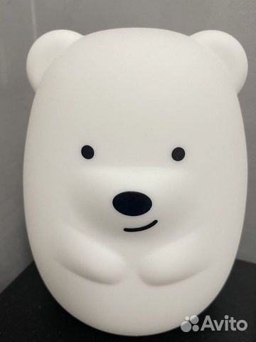 Силиконовый ночник мишка новый
