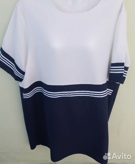 Платье-туника в морском стиле i р. 50-54