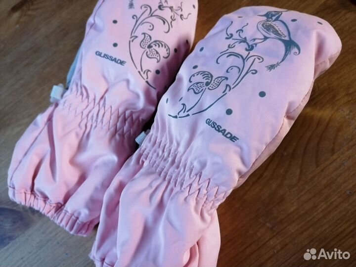 Зимние перчатки для девочки