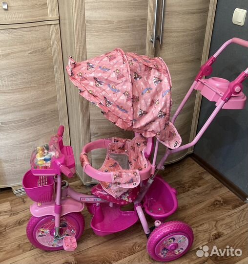 Трехколесный велосипед-коляска детский