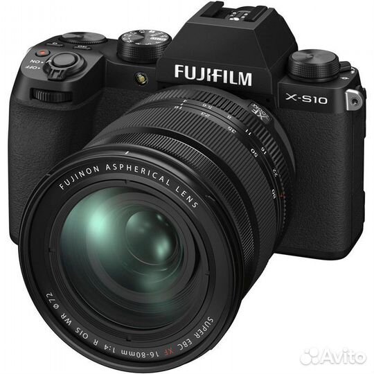Fujifilm X-S10 Kit XF16-80mm F4 R OIS WR Black
