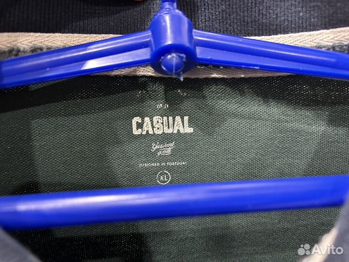 Винтажное поло с длинными рукавами