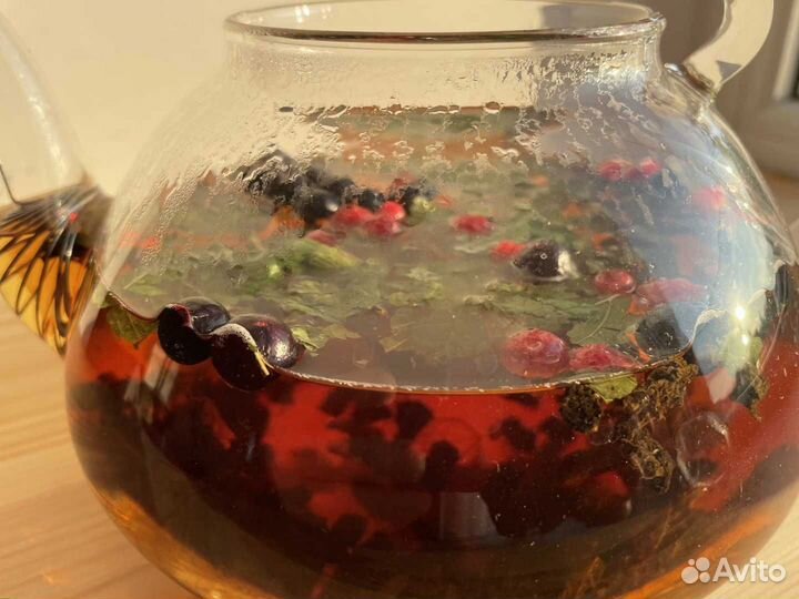 Иван-чай со смородиной 1кг, ягоды, полезный чай