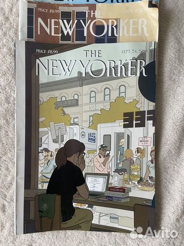 The New Yorker журнал объявление продам