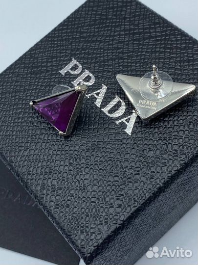 Серьги prada