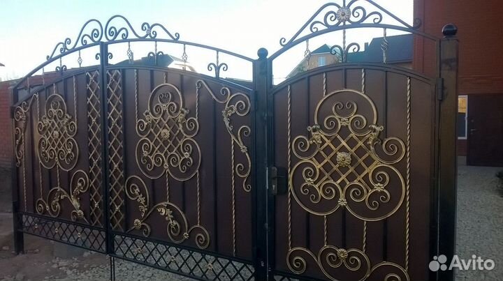 Кованые ворота