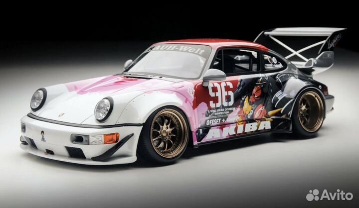 Porsche 911 (964) RWB akiba 1/18 GT Spirit