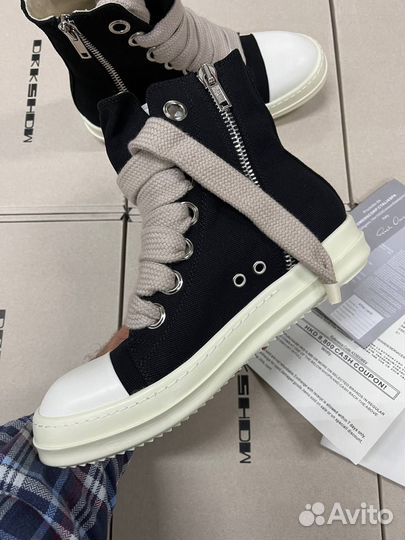 Высокие Кеды Rick Owens Размеры 37-41