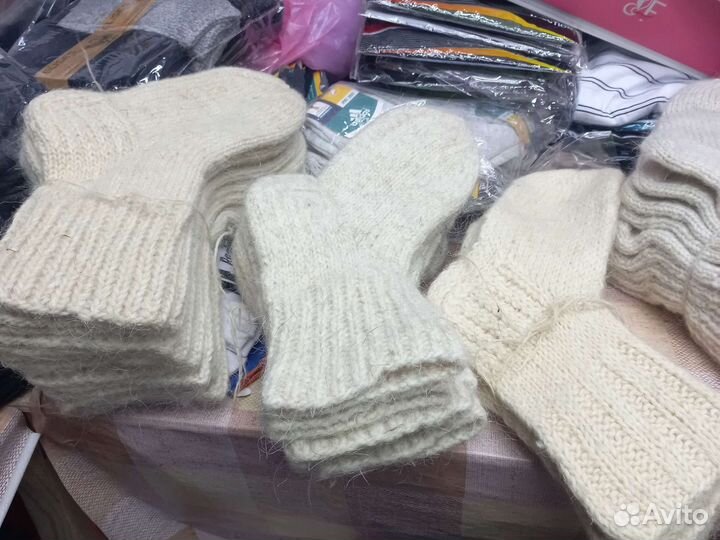 Шерстяные носки ручной вязка