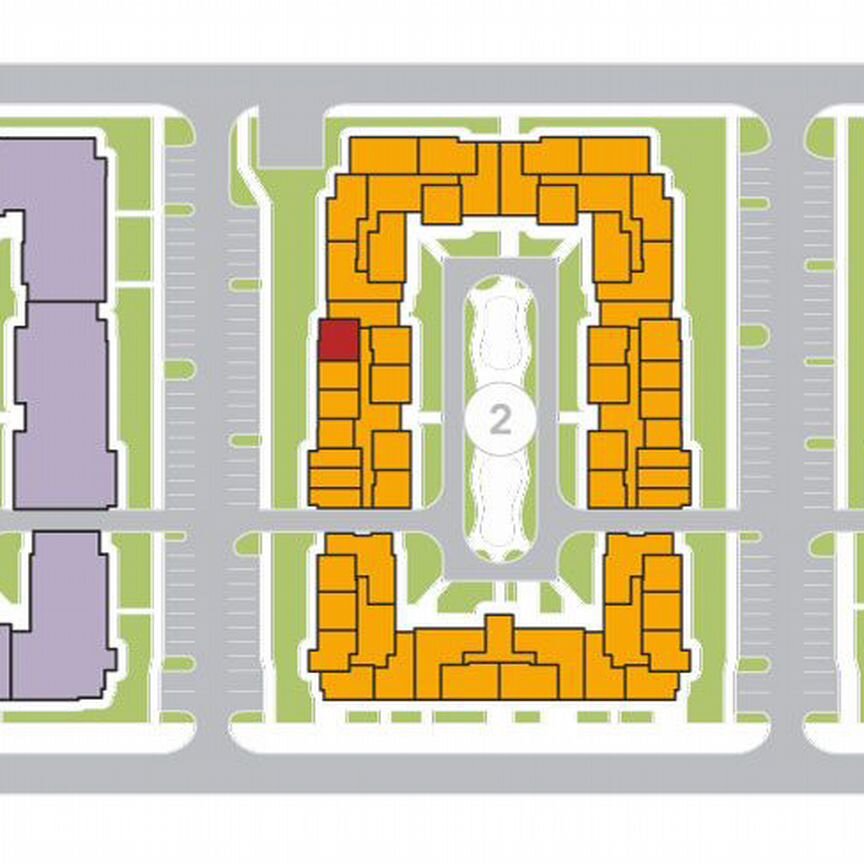 1-к. квартира, 42,9 м², 2/4 эт.