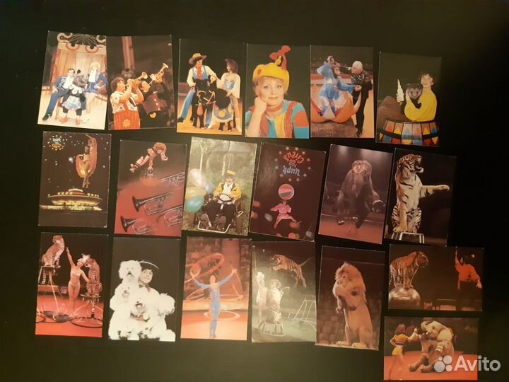 Календарики серии цирк, балет