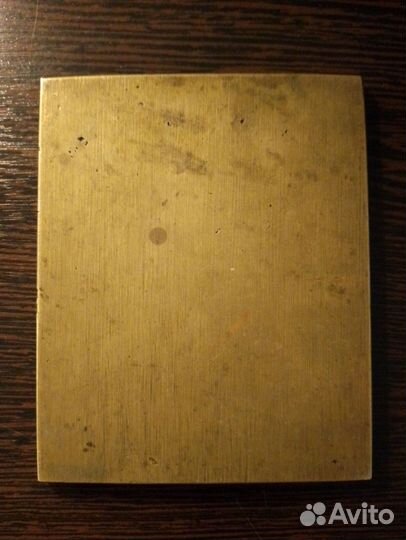 Старинная икона 19 век Три Святителя Беседа