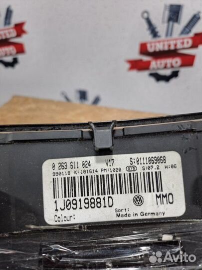 Панель приборов Volkswagen Golf IV 1.9 TDI 2000