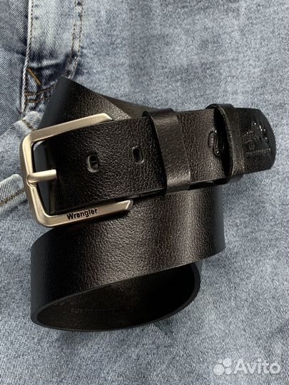 Ремень Wrangler Black Silver