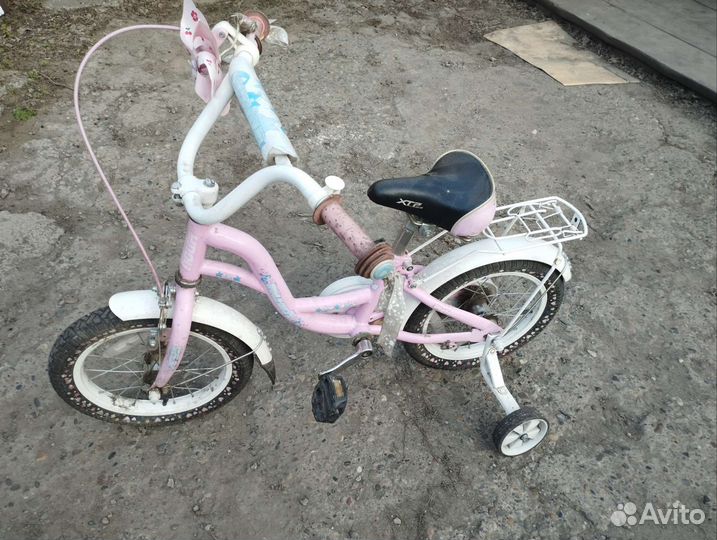 Велосипед для девочки 4-6 лет