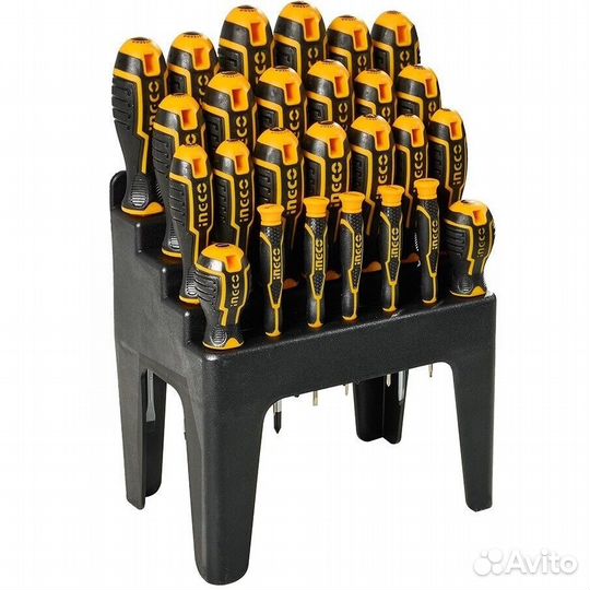 Набор отверток ingco industrial 26 шт