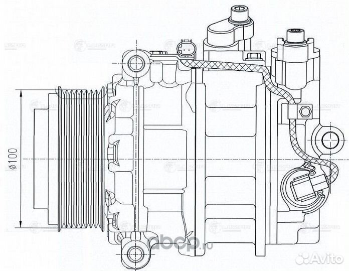 Lcac1506 Компрессор кондиционера Mercedes ML