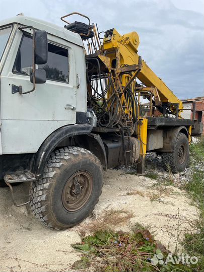 Бурильно-крановая машина КАМАЗ БКМ-516 (Шасси КАМАЗ-43260С), 1997