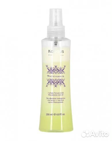 Двухфазная сыворотка для волос с маслом макадамии