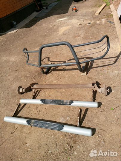 Пороги и кенгурятник на ниву