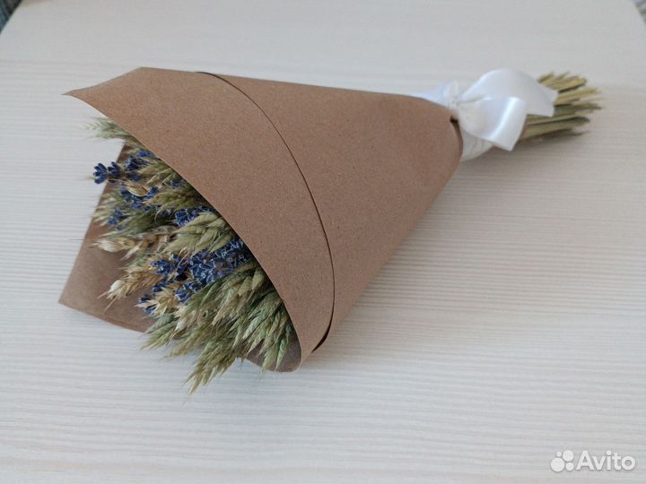 Мини букет из сухоцветов