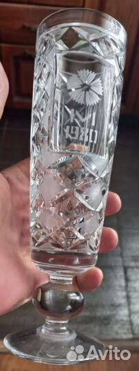 Бокалы, фужеры. Хрусталь. Олимпиада 80. СССР