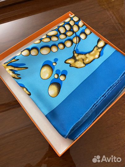 Шелковый платок hermes новый