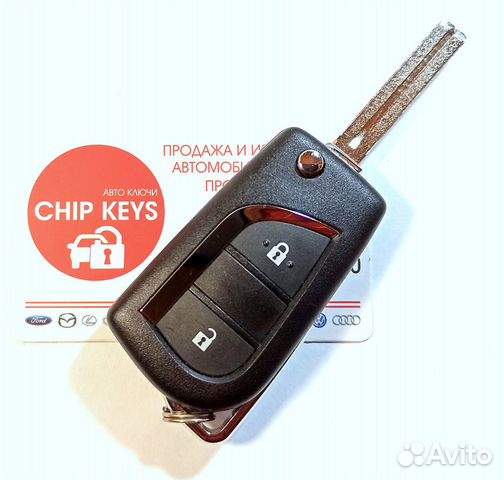 Ключ зажигания Toyota Rav4 / denso 12BEC 2 кнопки